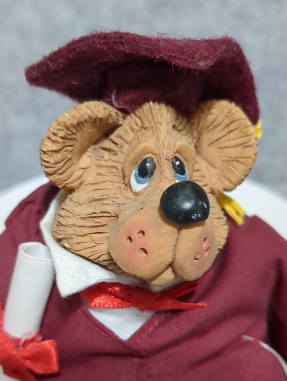 Vintage Russ Graduation Bear And Frog Set Of 2 Figures NWT - Picture 4 of 10